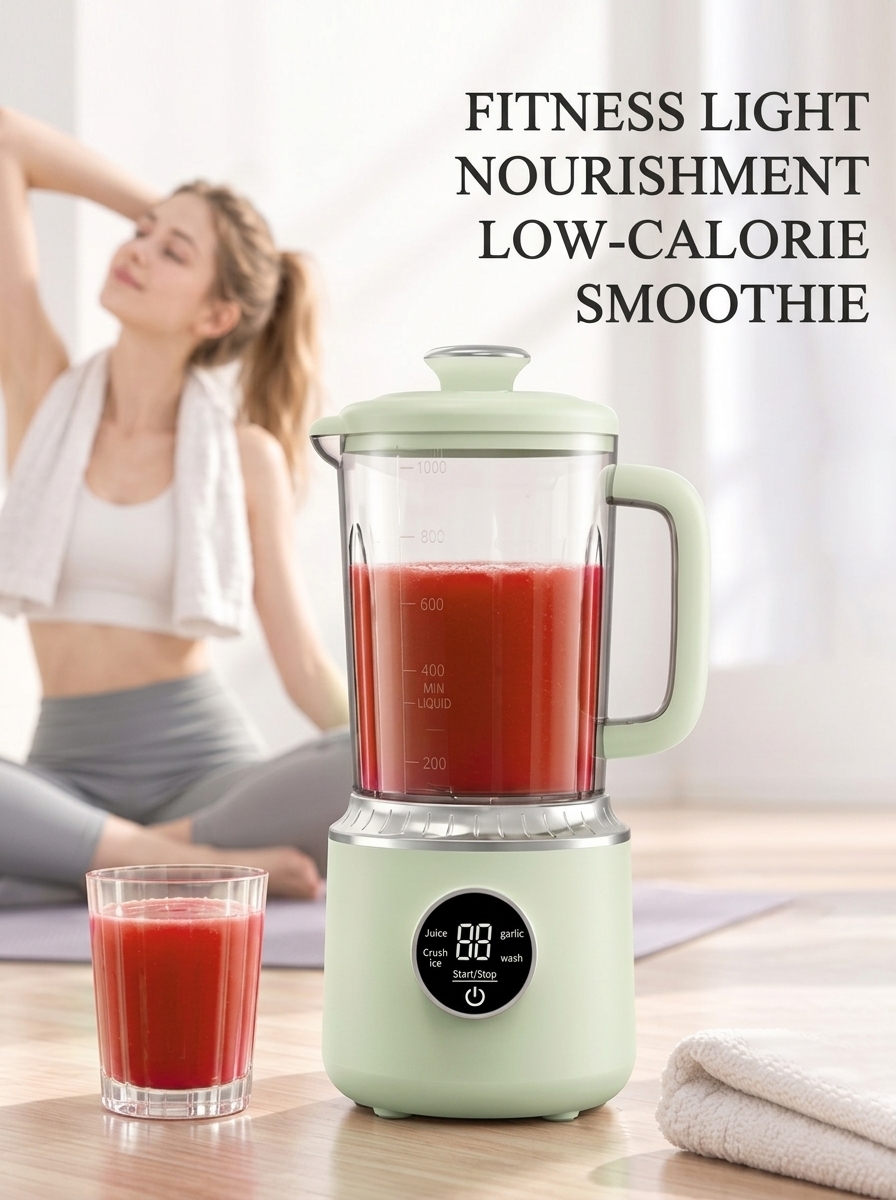 Portable Electric Juicer Blender - 3-Blade Rechargeable Personal Fruit & Baby Food Mixer Cup