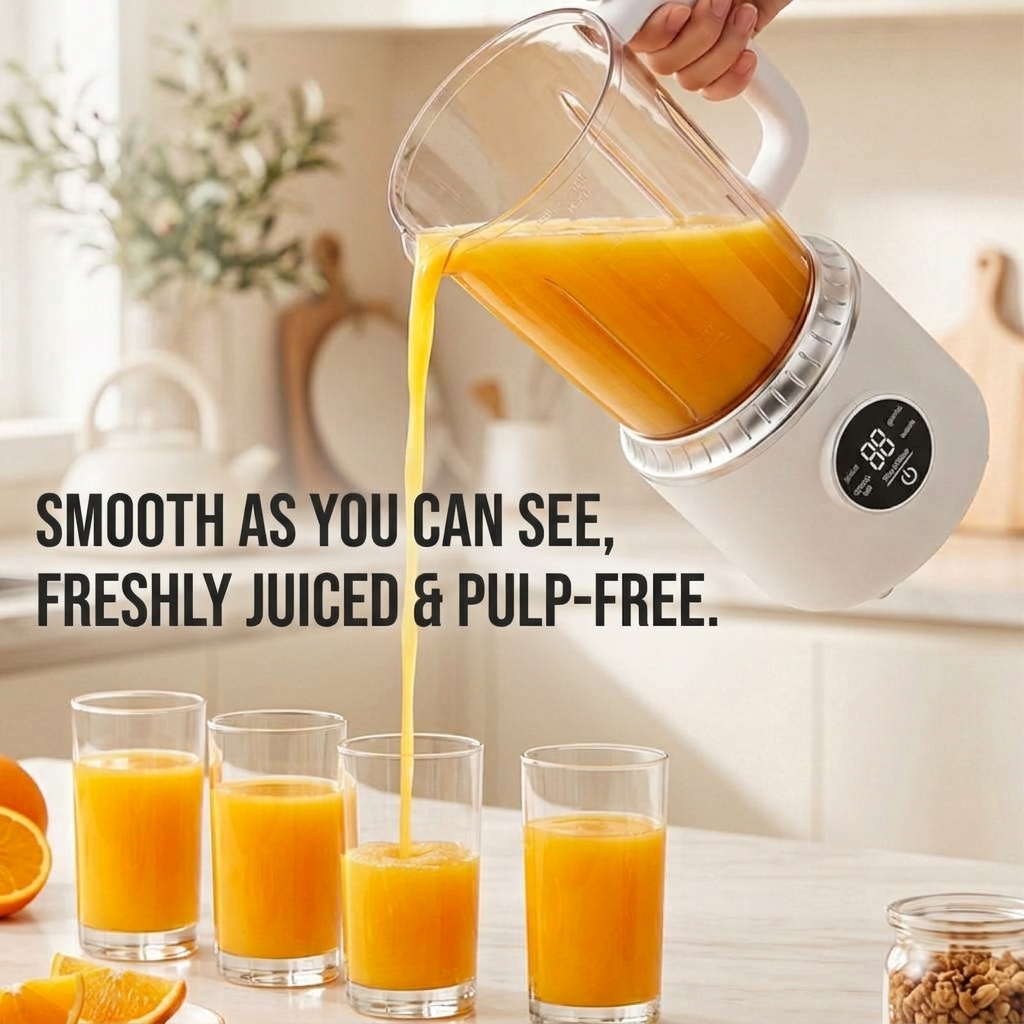 Portable Electric Juicer Blender - 3-Blade Rechargeable Personal Fruit & Baby Food Mixer Cup