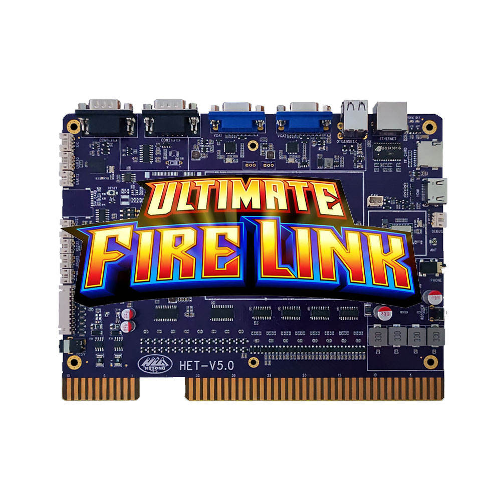 Ultimate Firelink 8-in-1 Multi-Game PCB | High-Performance Vertical Arcade & Slot Motherboard | HomingGame Factory Direct