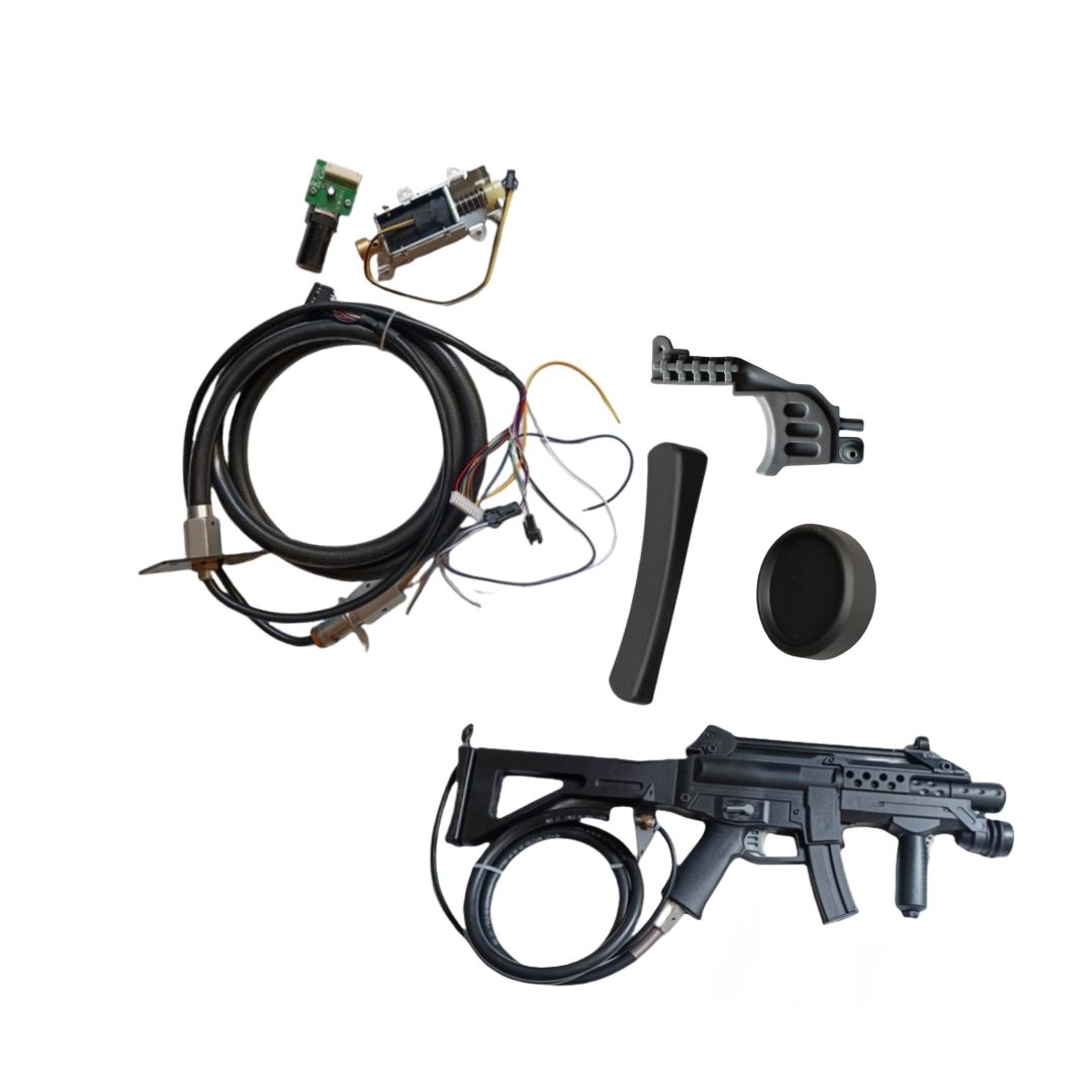 Ghost Shooting Arcade Game Gun with integrated optic Sensor  | Professional Light Gun Replacement Accessory for Arcade Shooting Cabinets | HomingGame Factory