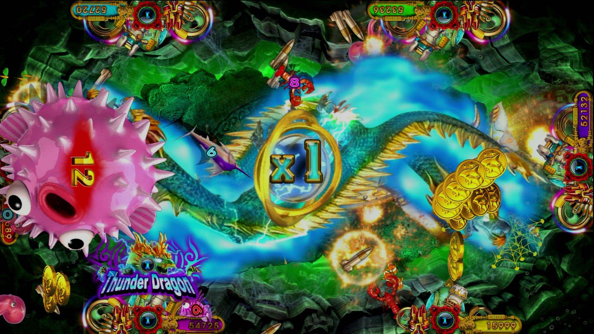 Ocean King 2 Thunder Dragon Fishing Game Motherboard Kit | Authentic Arcade Conversion PCB & Software | HomingGame Factory Direct Wholesale