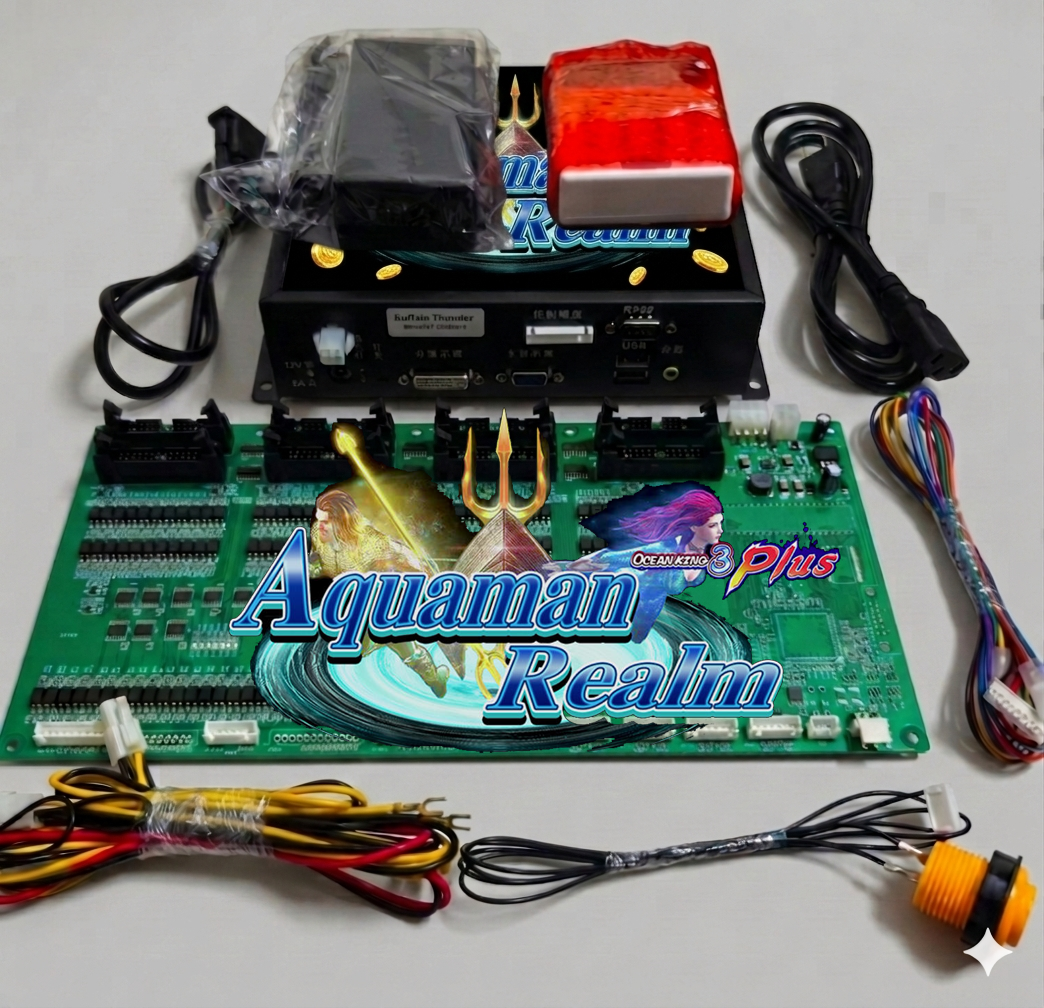 Ocean King 3 Plus: Aquaman Realm Fishing Game Motherboard Kit | High-Revenue Arcade Conversion PCB | HomingGame Factory Direct Wholesale
