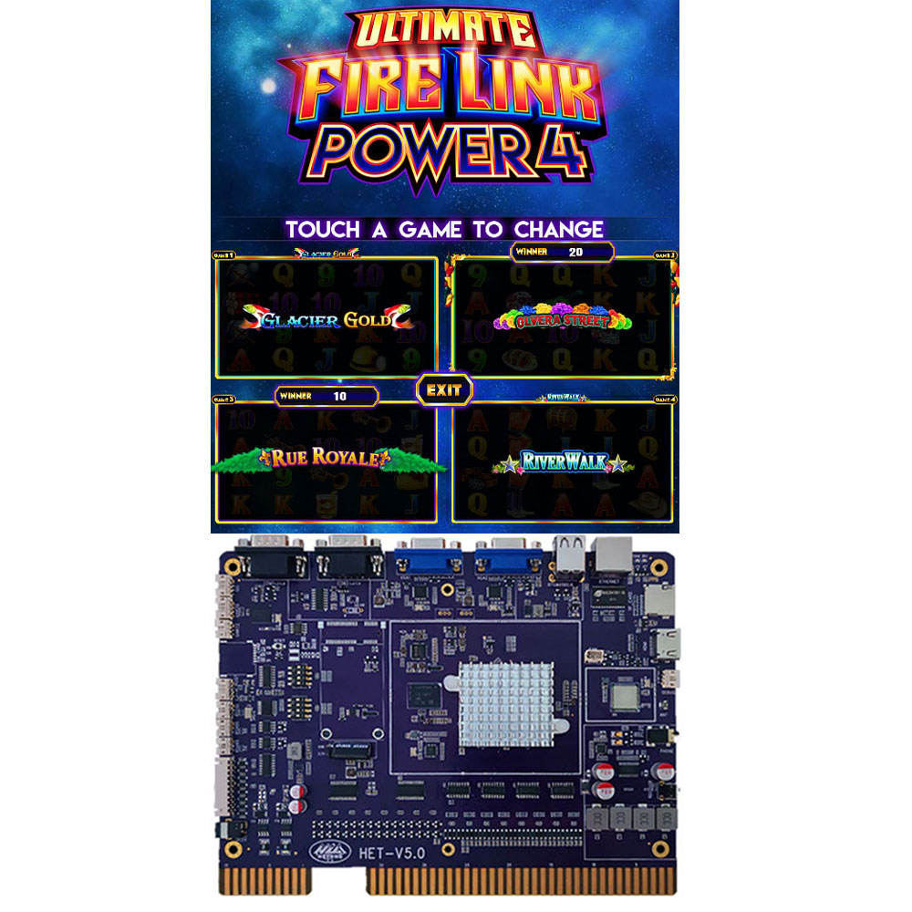 Ultimate Fire Link Power 2/4 PCB Board | Multi-Game Skill Game System for Arcade Cabinets | HomingGame Factory Direct Wholesale