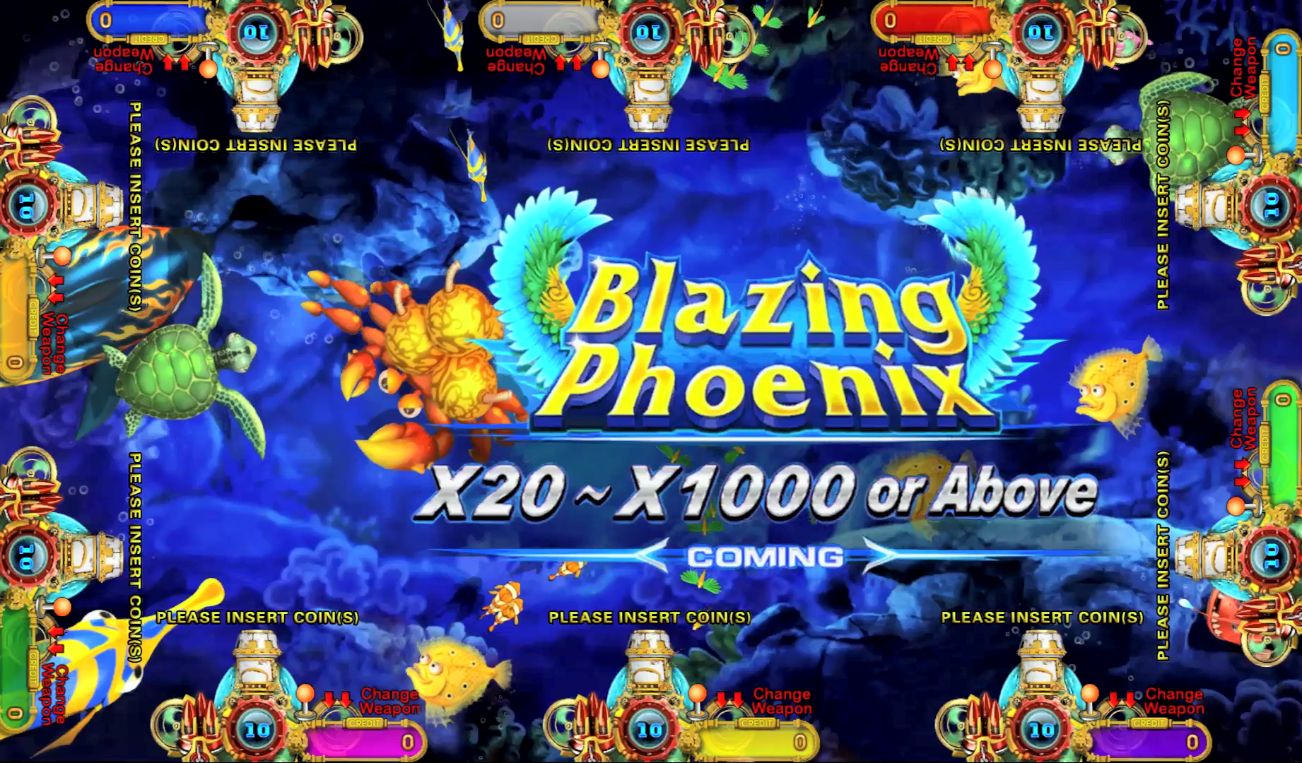 Ocean King 3 Blazing Phoenix Arcade Fishing Game Machine | HomingGame Factory