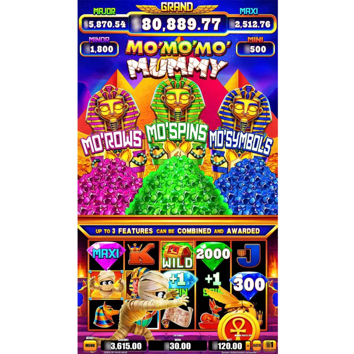 Wholesale Mo' Mo' Mo' Mummy Casino Gaming Skill PCB Slot Game Board Manufacturer – HomingGame Factory